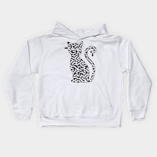 Cat Maze Kids Hoodie